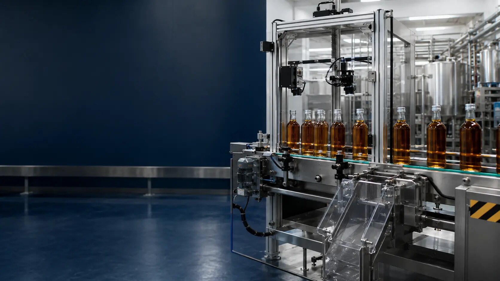 Packaging line using automated inspection to control underfilled and overfilled products